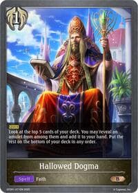 Hallowed Dogma - GFD01: Luxheart Legends - Shadowverse: Evolve card