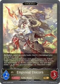 Empyreal Unicorn (Evolved) - GFD01: Luxheart Legends - Shadowverse: Evolve card