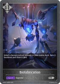 Biofabrication - GFD01: Luxheart Legends - Shadowverse: Evolve card