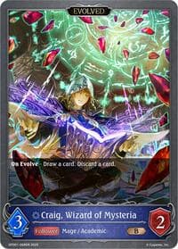 Craig, Wizard of Mysteria (Evolved) - GFD01: Luxheart Legends - Shadowverse: Evolve card
