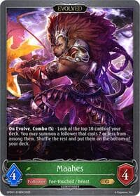 Maahes (Evolved) - GFD01: Luxheart Legends - Shadowverse: Evolve card