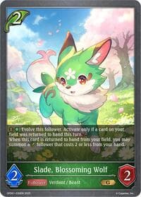 Slade, Blossoming Wolf - GFD01: Luxheart Legends - Shadowverse: Evolve card