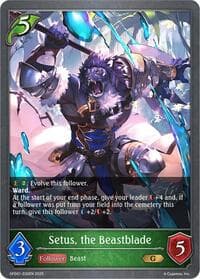 Setus, the Beastblade - GFD01: Luxheart Legends - Shadowverse: Evolve card