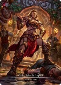 Valda, Seismic Impact (Marvel) - Mastery Pack Guardian - Flesh and Blood TCG card