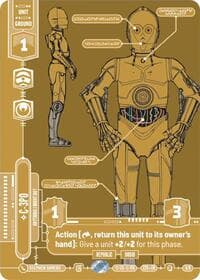 C-3PO - Anything I Might Do? - 2025 Convention Exclusive - Star Wars: Unlimited card