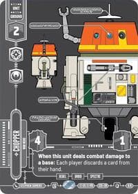 Chopper - War Hero - 2025 Convention Exclusive - Star Wars: Unlimited card