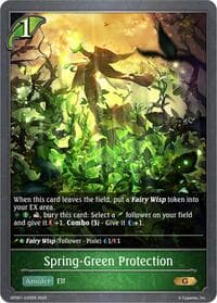 Spring-Green Protection - GFD01: Luxheart Legends - Shadowverse: Evolve card