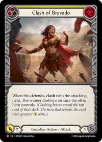 Clash of Bravado - Mastery Pack Guardian - Flesh and Blood TCG card