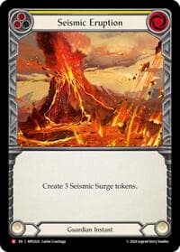 Seismic Eruption - Mastery Pack Guardian - Flesh and Blood TCG card