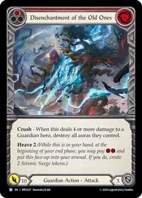 Disenchantment of the Old Ones - Mastery Pack Guardian - Flesh and Blood TCG card