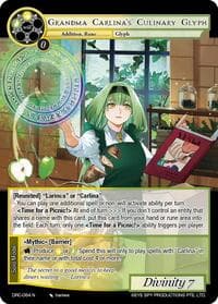 Grandma Carlina's Culinary Glyph - Descent into the Raven's Catacombs - Force of Will card