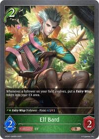 Elf Bard - GFD01: Luxheart Legends - Shadowverse: Evolve card