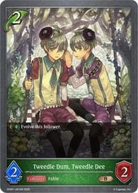 Tweedle Dum, Tweedle Dee - GFD01: Luxheart Legends - Shadowverse: Evolve card