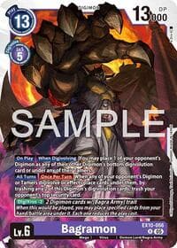 Bagramon - Sinister Order - Digimon Card Game card