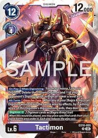 Tactimon - Sinister Order - Digimon Card Game card