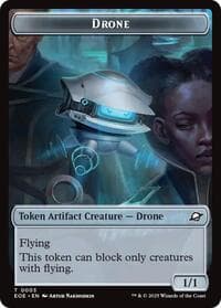 Drone // Lander (0006) Doubled-Sided Token - Edge of Eternities - Magic: The Gathering card