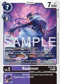 Baalmon - Sinister Order - Digimon Card Game card