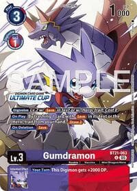 Gumdramon (Ultimate Cup 25-26 Season 2) - World Convergence - Digimon Card Game card
