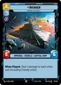 Avenger - Hunting the Rebels - Intro Battle: Hoth - Star Wars: Unlimited card