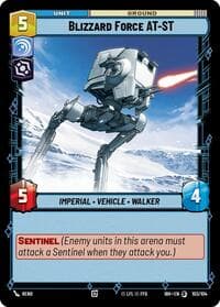 Blizzard Force AT-ST (103/104) - Intro Battle: Hoth - Star Wars: Unlimited card