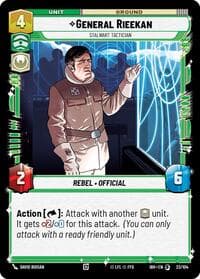 General Rieekan - Stalwart Tactician - Intro Battle: Hoth - Star Wars: Unlimited card