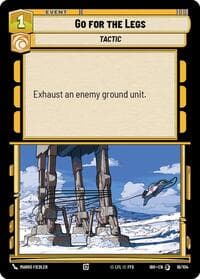 Go for the Legs - Intro Battle: Hoth - Star Wars: Unlimited card