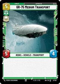 GR-75 Medium Transport - Intro Battle: Hoth - Star Wars: Unlimited card