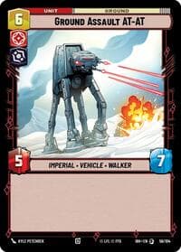 Ground Assault AT-AT - Intro Battle: Hoth - Star Wars: Unlimited card