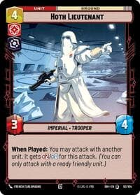 Hoth Lieutenant (92/104) - Intro Battle: Hoth - Star Wars: Unlimited card