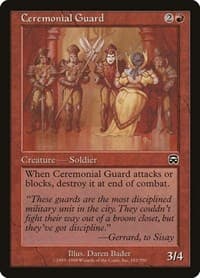 Ceremonial Guard - Mercadian Masques - Magic: The Gathering card