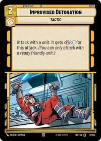Improvised Detonation - Intro Battle: Hoth - Star Wars: Unlimited card