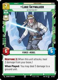 Luke Skywalker - Do You Read Me? - Intro Battle: Hoth - Star Wars: Unlimited card