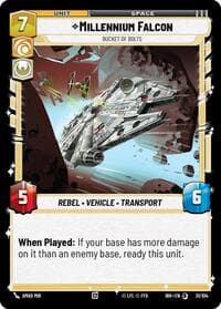 Millennium Falcon - Bucket of Bolts - Intro Battle: Hoth - Star Wars: Unlimited card