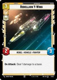 Rebellion Y-Wing - Intro Battle: Hoth - Star Wars: Unlimited card