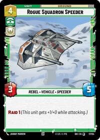 Rogue Squadron Speeder (17/104) - Intro Battle: Hoth - Star Wars: Unlimited card