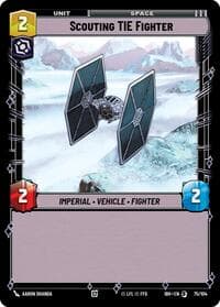 Scouting TIE Fighter - Intro Battle: Hoth - Star Wars: Unlimited card