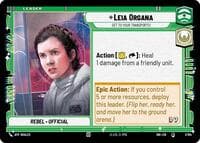 Leia Organa - Get To Your Transports! - Intro Battle: Hoth - Star Wars: Unlimited card