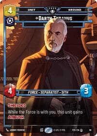 Darth Tyranus - Servant of Sidious - Organized Play Promos - Star Wars: Unlimited card