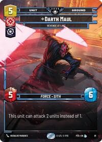 Darth Maul - Revenge at Last - Organized Play Promos - Star Wars: Unlimited card