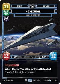 Executor - Might of the Empire - Organized Play Promos - Star Wars: Unlimited card