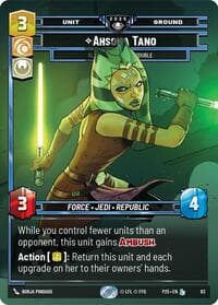 Ahsoka Tano - Always Ready For Trouble - Organized Play Promos - Star Wars: Unlimited card
