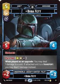 Boba Fett - Feared Bounty Hunter - Organized Play Promos - Star Wars: Unlimited card