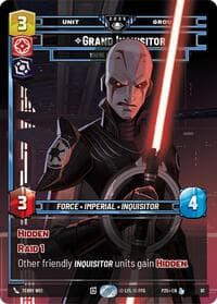 Grand Inquisitor - You're Right to Be Afraid - Organized Play Promos - Star Wars: Unlimited card