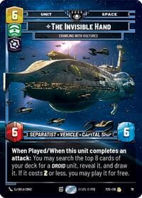 The Invisible Hand - Crawling With Vultures - Organized Play Promos - Star Wars: Unlimited card