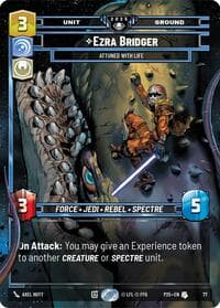 Ezra Bridger - Attuned With Life - Organized Play Promos - Star Wars: Unlimited card