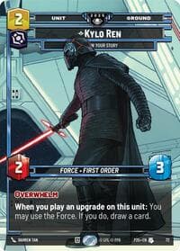 Kylo Ren - I Know Your Story - Organized Play Promos - Star Wars: Unlimited card