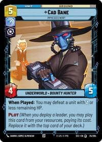 Cad Bane - Impressed Now? - Secrets of Power - Star Wars: Unlimited card