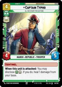 Captain Typho - All Necessary Precautions - Secrets of Power - Star Wars: Unlimited card