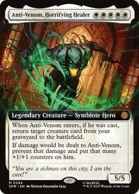 Anti-Venom, Horrifying Healer (Extended Art) - Marvel's Spider-Man - Magic: The Gathering card
