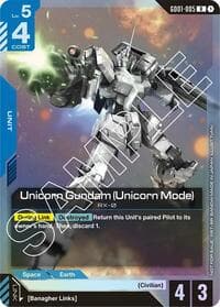 Unicorn Gundam (Unicorn Mode) (Launch Event) - Gundam Promotional Cards - Gundam Card Game card